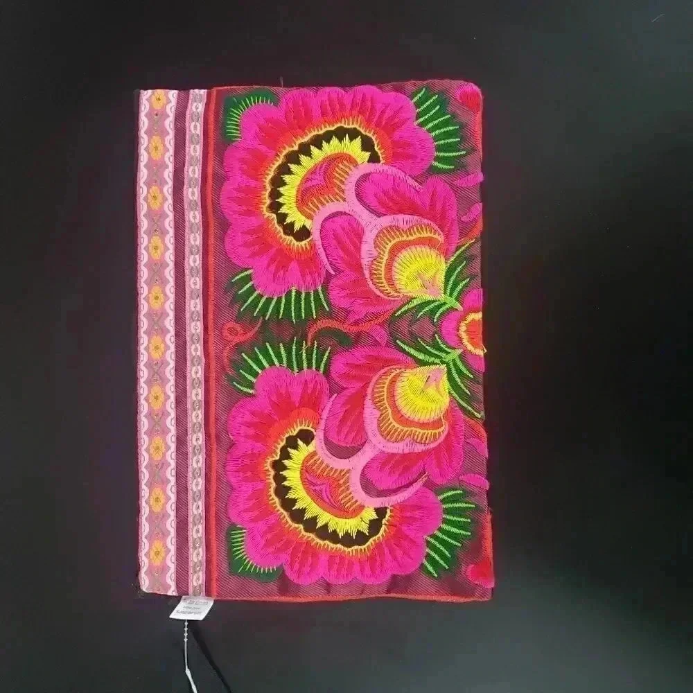 Sam Well Embroidered Wristlet